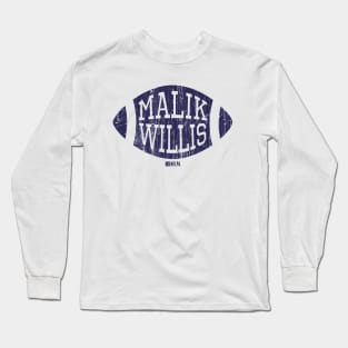 Malik Willis Tennessee Football Long Sleeve T-Shirt